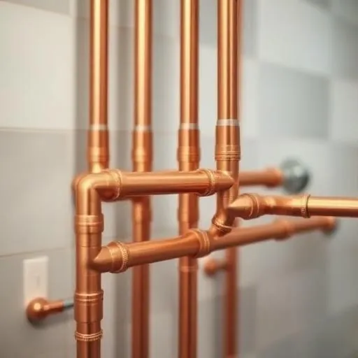 Kopparrör och rörkopplingar för VVS-installation